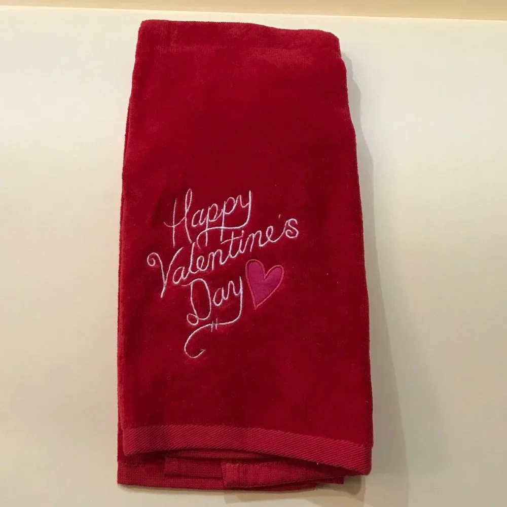 Valentine's Day Hand Towel NWOT